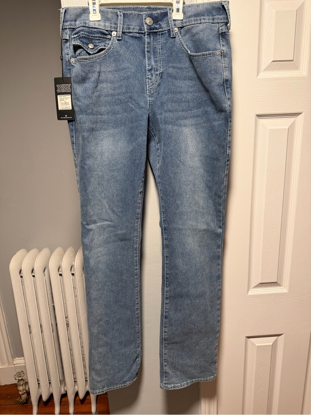 NWTS True Religion Men’s Jeans Size 33W 34L Relax Straight Ricky Fit